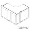 Front stand up desk